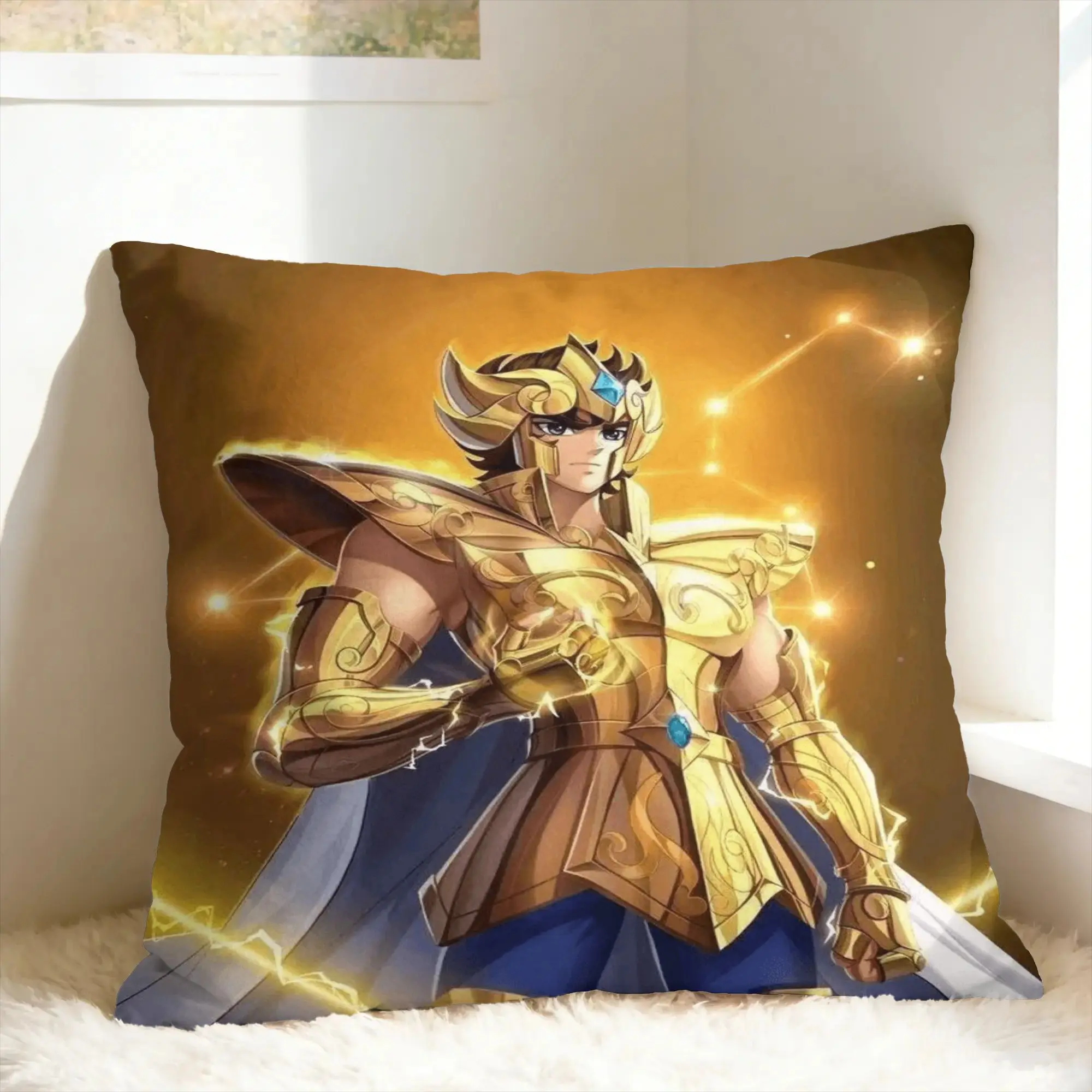 Pillow Cover The Knights Saint Seiya Kawaii Pillow Case For Wedding Party Home Decor Pillowcases