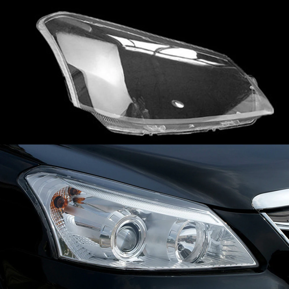 For Chery E5 2011-2014 Car Headlight Cover Lens Glass Shell Front Headlamp Transparent Lampshade Auto Light Lamp