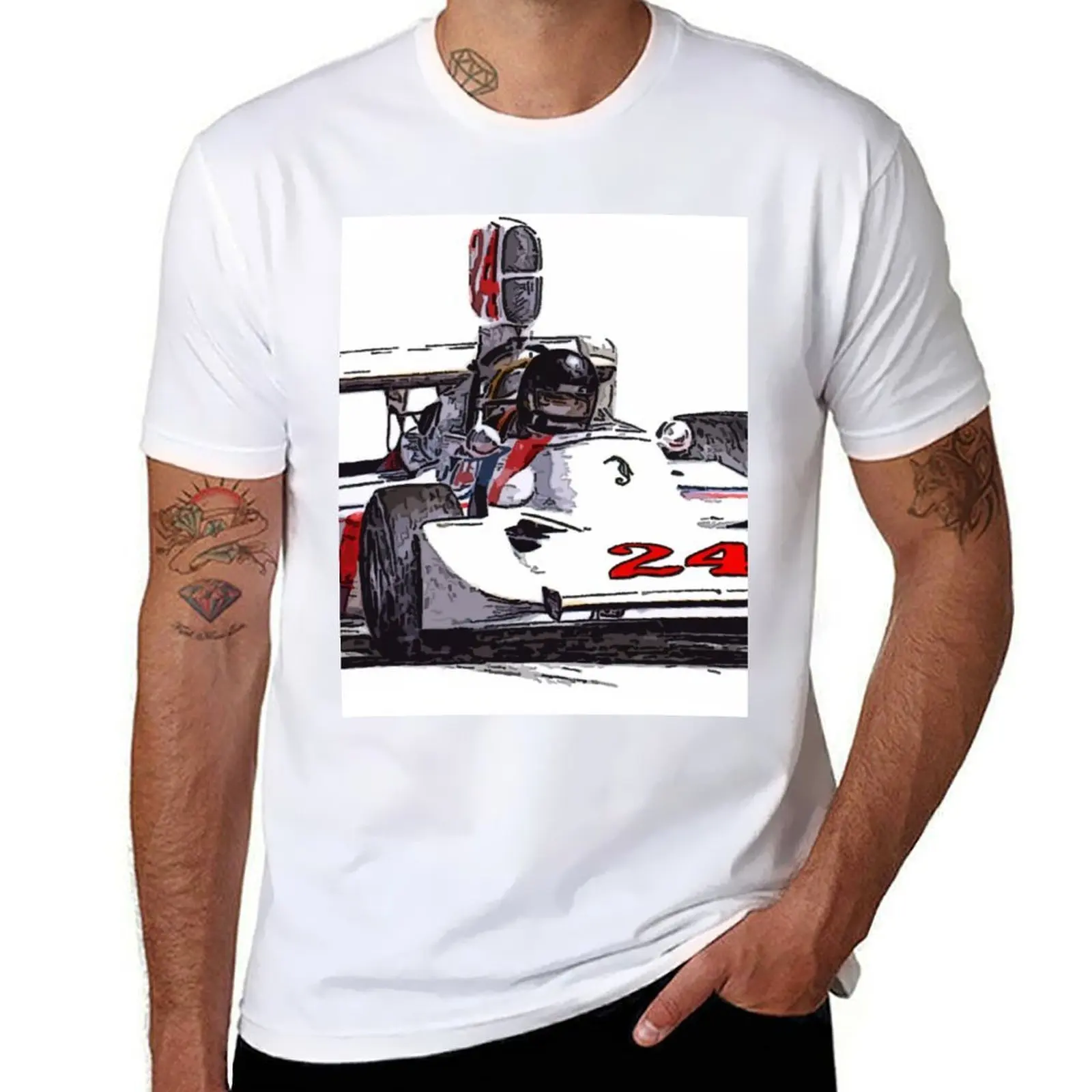 

James Hunt Hesketh 308 T-Shirt Classic Print Short Sleeve Shirt