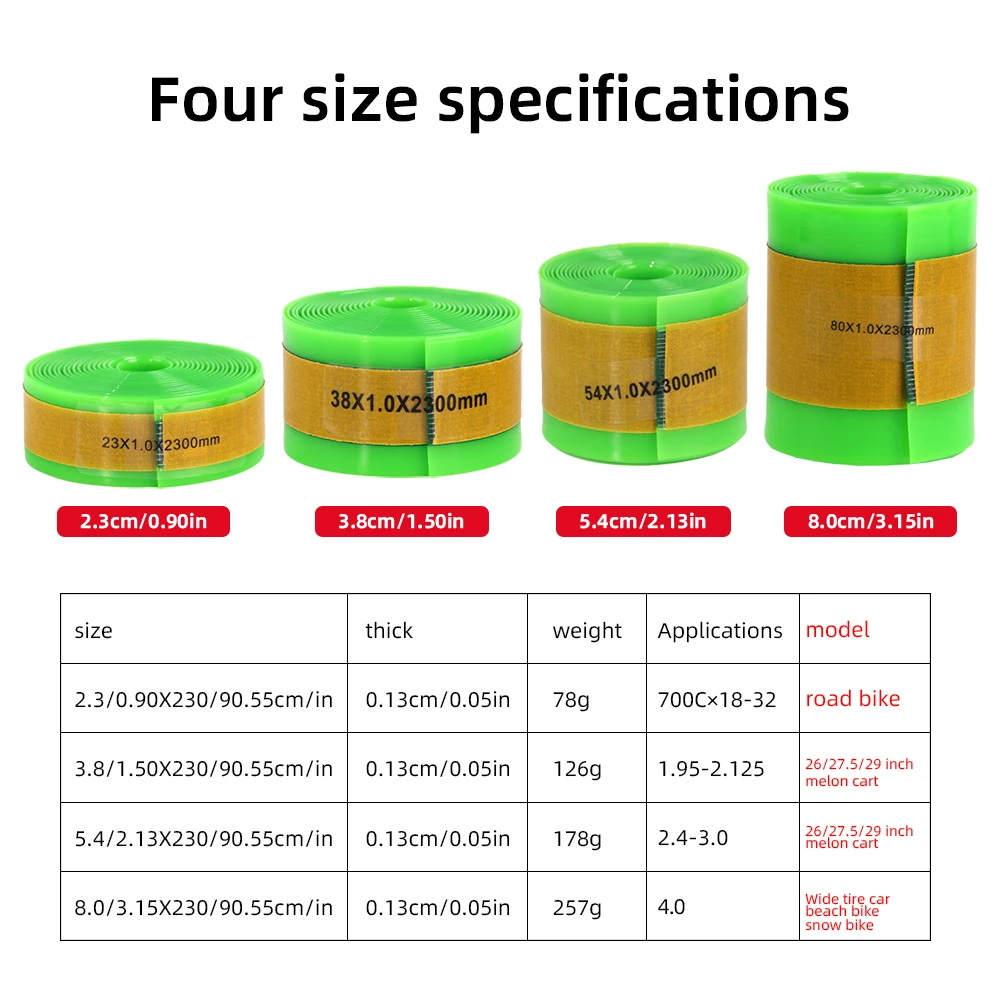 VXM Self-Adhesive TPU Glass Fiber Filament Bicycle Inner Tube Anti Puncture Tire Pad 1pcs Anti-Puncture Guard Road Bicycle Part