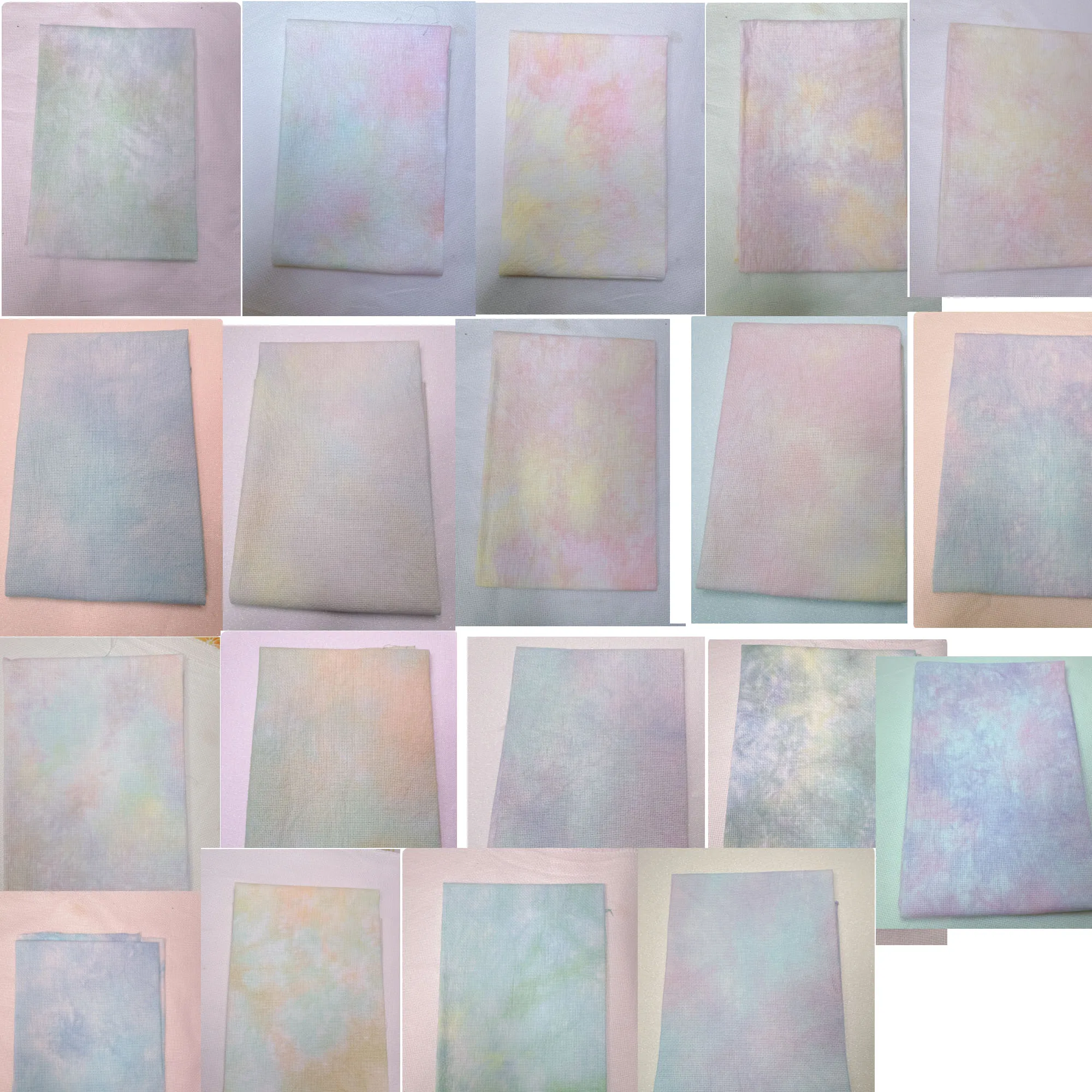 

Cross Stitch Set Cross stitch hand dyed fabric~16ct domestic cotton~no lock edge 50-70CM