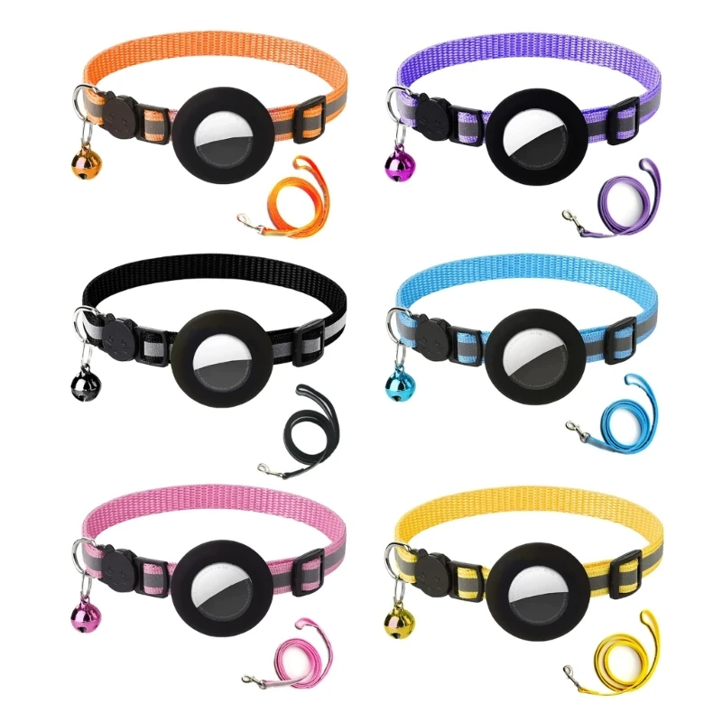 

Anti-Lost Cats Collar Breakaway Cats Collars with Waterproof Case Lightweight Safety Pet Collar 0.4’’Wide