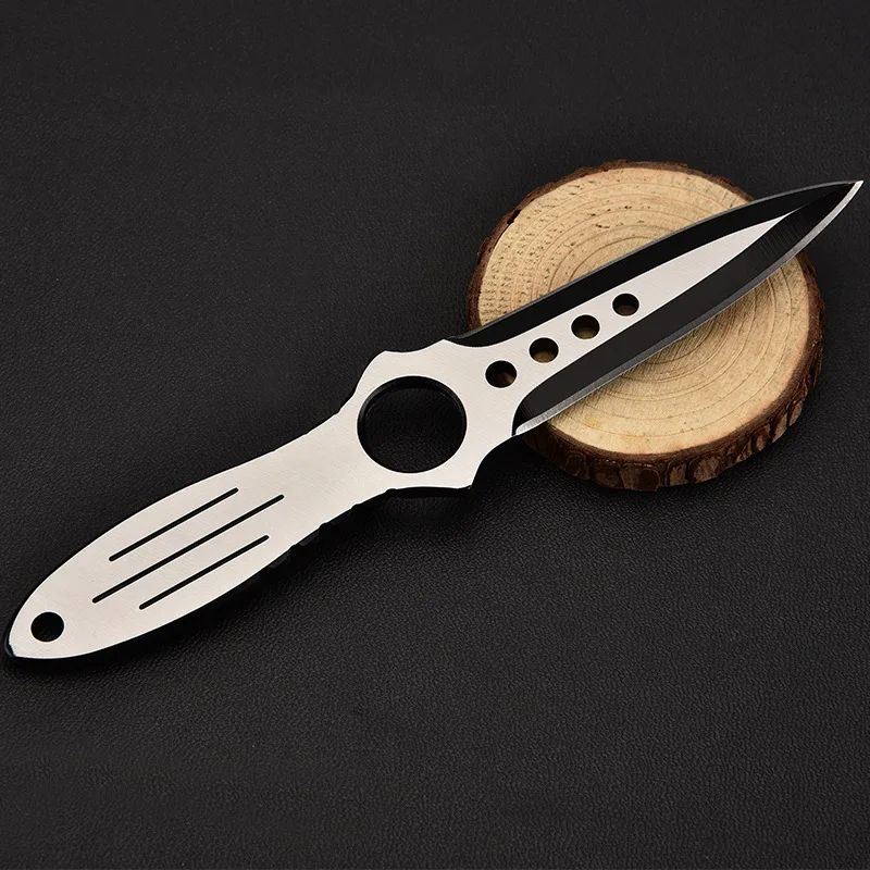 Outdoor Camping Fixed Blade Knife, High Hardness Survival Diving Leg Knife, Tactical Training Straight Edge Tool