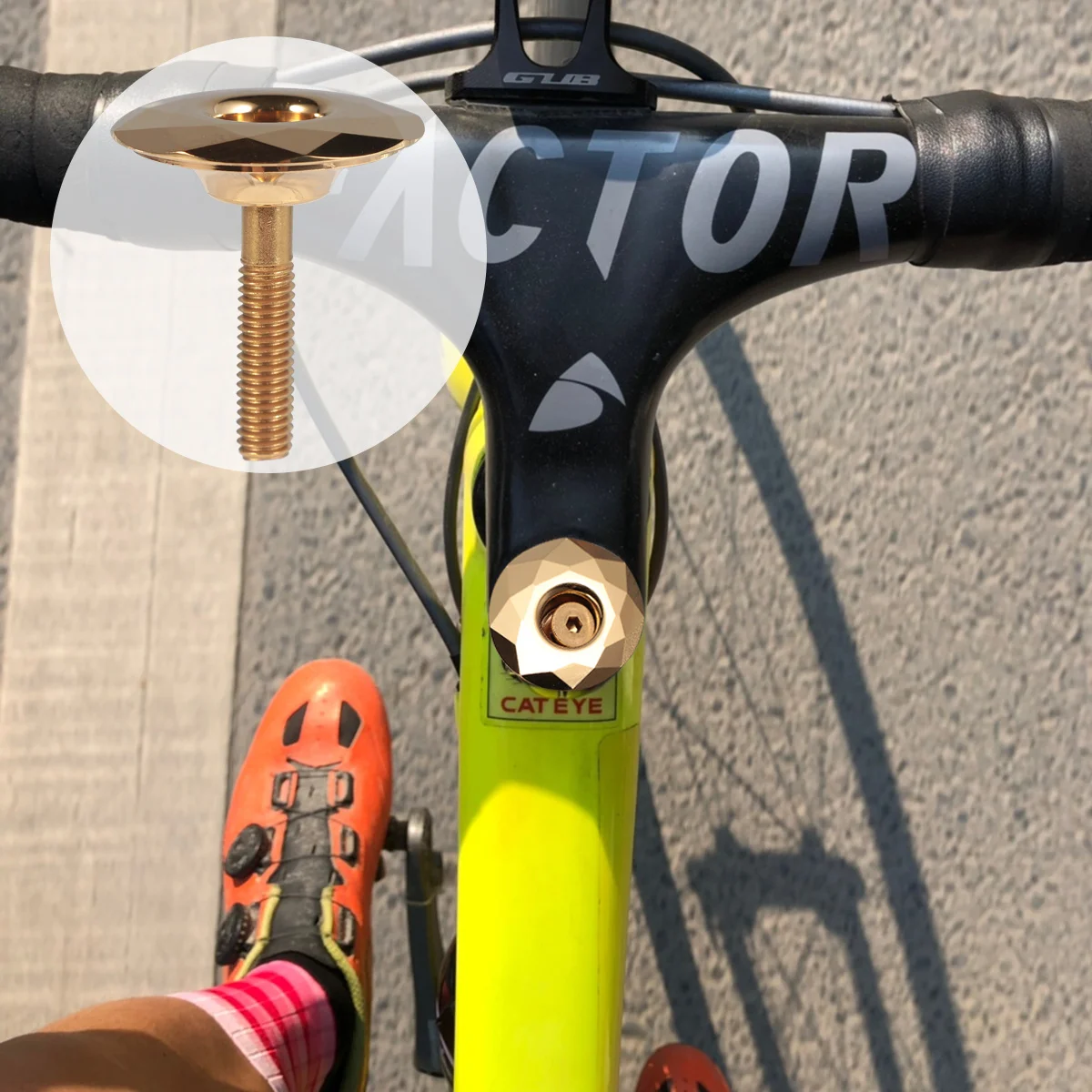 

Bicycle Headset Cap Aluminium Alloy 28.6Mm For Front Forks Mountain Bike Stem Cover High Strength Lightweight Durable Bike