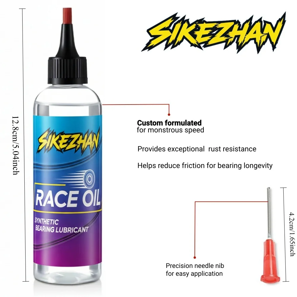 High-Speed Bearing Lube for Skateboards - Reduces Friction for Maximum Speed & Longer Spins. For Longboards, Scooters & Skates