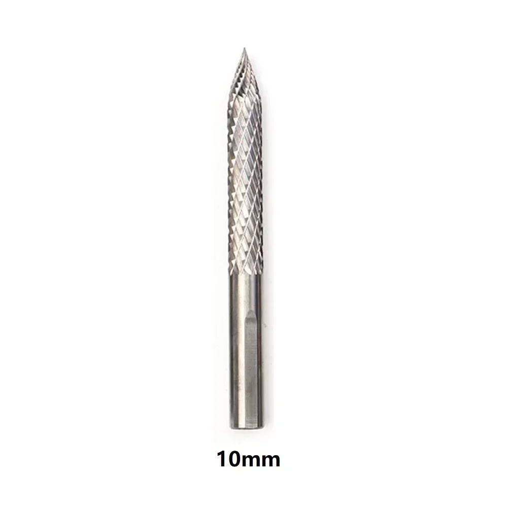 1pcs Professional mushroom nail tyre repair drill bit 3-12mm fish scales triangular diamond cutting Tungsten Bit