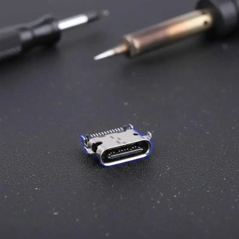 1/4Pcs Laptop Type-c Charging Port Power Connector Jack For T480 T580 L480 L490 L580 L14 L15 P52S For ThinkPad