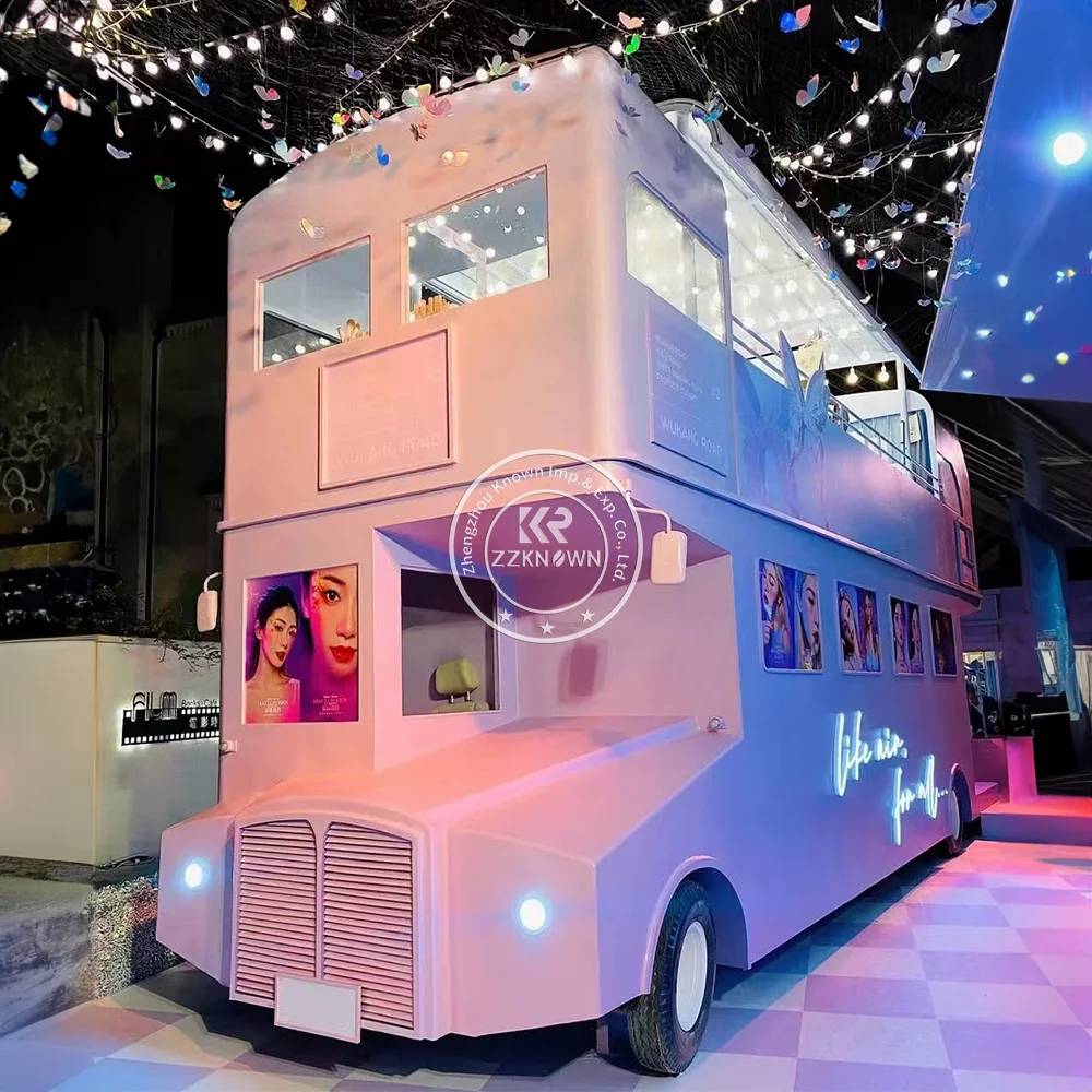 Food Truck elétrico com vaso sanitário Vendedor, totalmente equipado com totalmente equipado Pizza Food Truck, Carrinhos de alimentos para venda, Praça, 2024