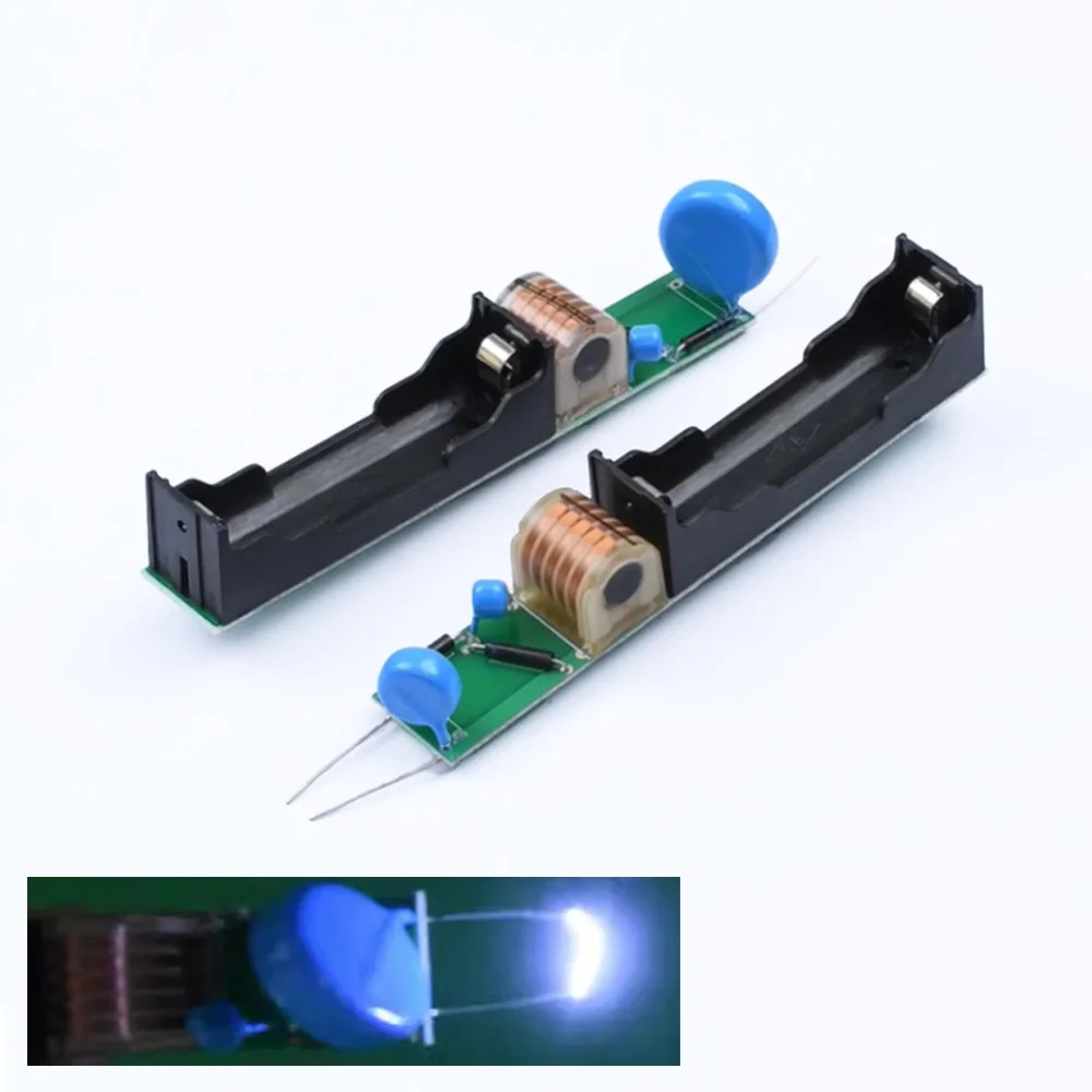 

20kV High-Voltage Module Integrated Battery Discharge Coil Boost Circuit Arc Generator Module 18650 Lithium Battery Powered