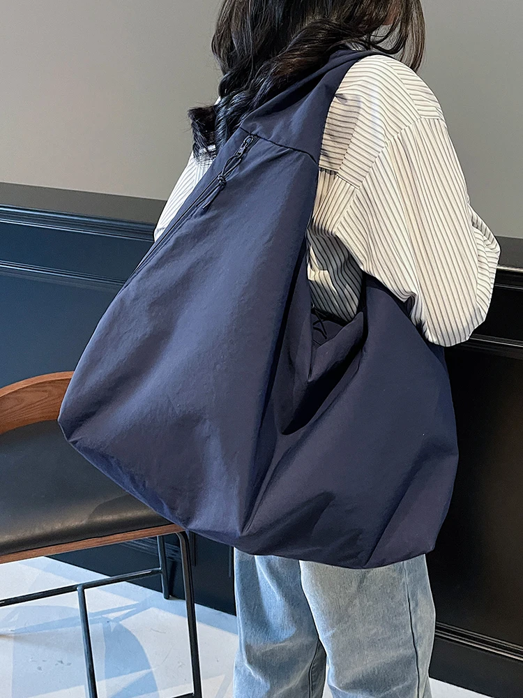 

Casual Canvas oulder Bag Women's Large Capaci Tote Bag Lightweight Korean Sle op Bag for Class And Travel