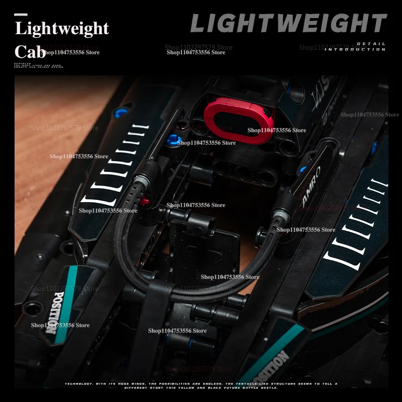 MG58 W14 مستوى تكنيكا سيارة سرعة السيارة 1020 قطعة مجموعة مكعبات البناء متوافق 42171 تكنيك نموذج سباق السيارات لعبة للطفل الصبي هدية