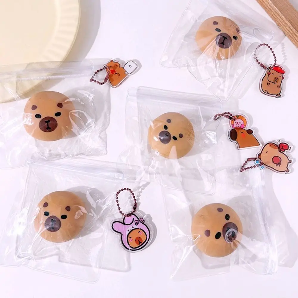 Expression Ball Capybara Slow Rebound Toy Kawaii Cute Capybara Squeeze Paw Toys Ins Soft Capybara Pinch Fidget Office Workers