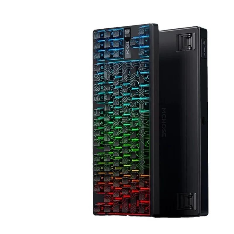 MCHOSE G87 Pro Draadloos mechanisch toetsenbord Drie-modusverbinding, hot-swappable schakelaars, compatibel met meerdere apparaten Origineel