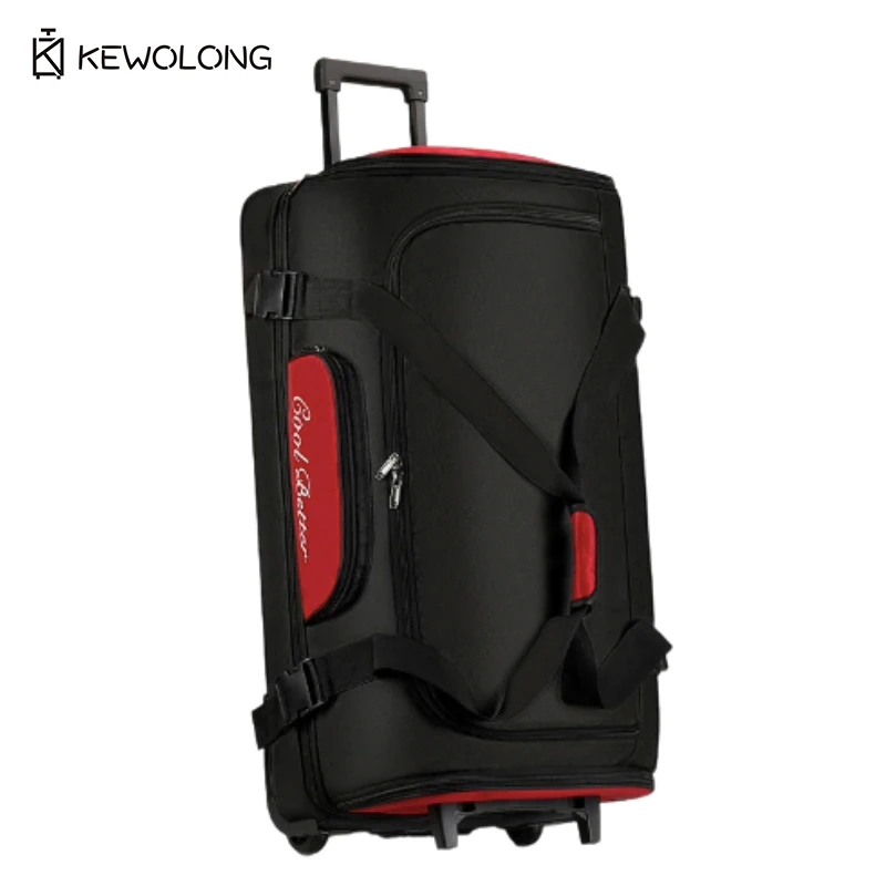 Extra Large Rolling Travel Duffel Bag with Wheels, Expandable Luggage Bag, Overnight Weekender, Sports Bag Lightweight Durable