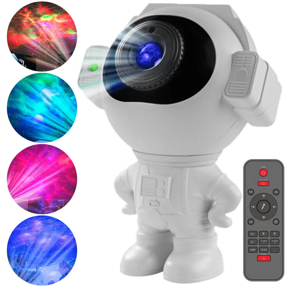 

Astronaut Night Light 3 Light Colors Starry Ceiling Projection Lamp Bluetooth-Compatible Spaceman Projector Light Party Favors