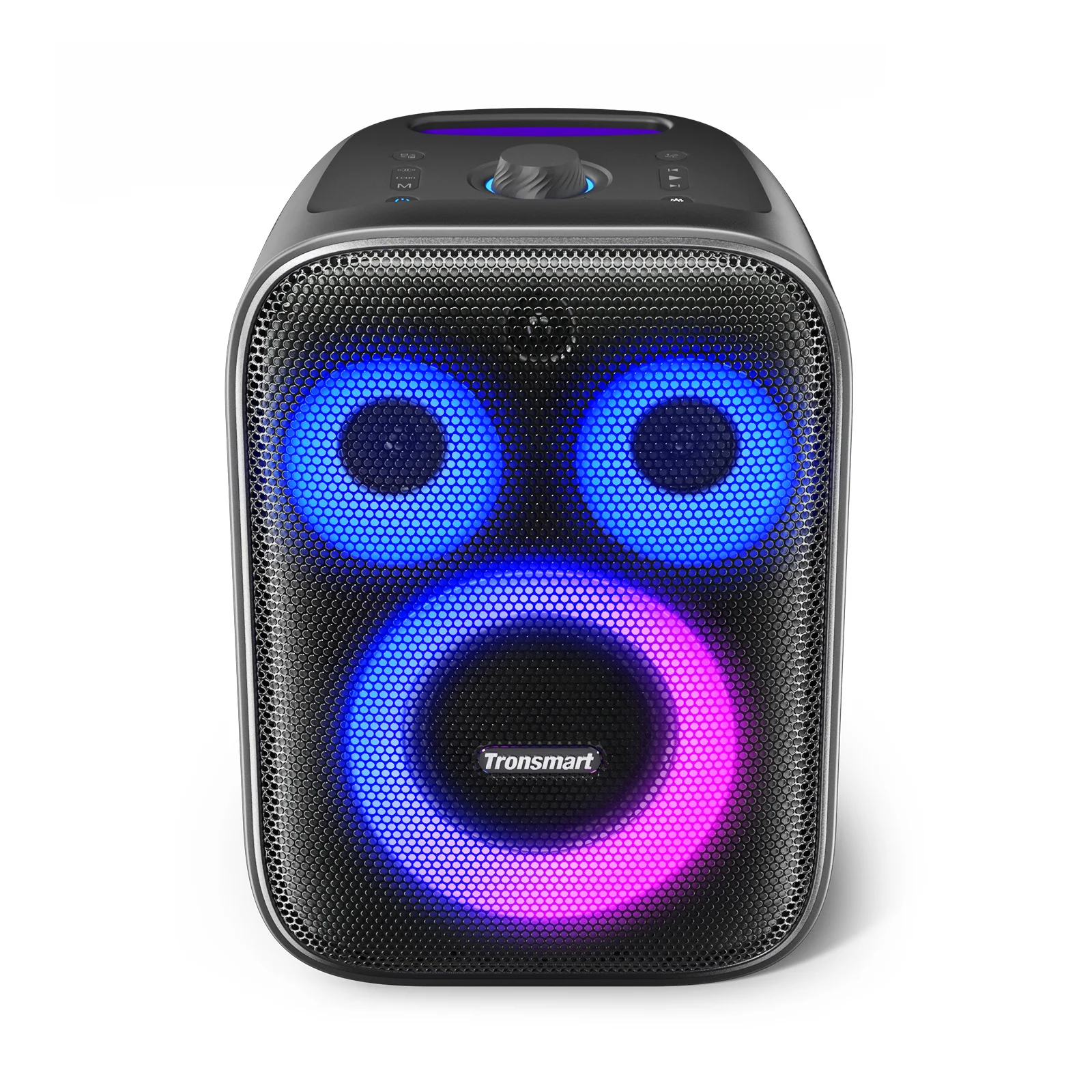 Tronsmart Halo 200 Speaker 120W Bluetooth krachtige partyspeaker met 3-weg soundsysteem, bekabelde microfoon & gitaaringang, APP-bediening