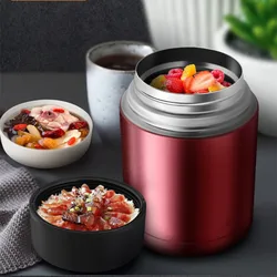 Thermos da 800ML/1000ML Thermos Lunch Box contenitori per zuppa di alimenti portatili in acciaio inossidabile Thermocup