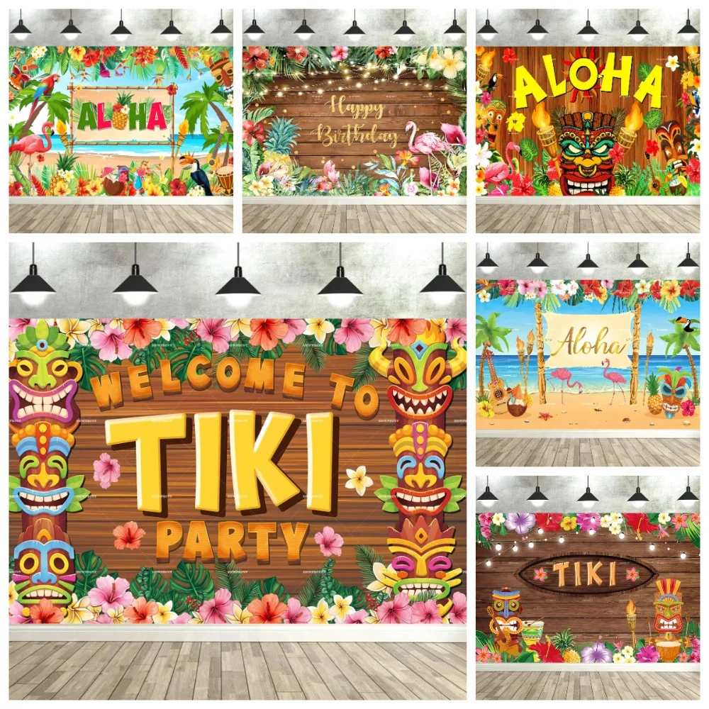 

Summer Beach Beach Ball Flamingo Theme Photography Background Cloth, Graduation Season Party Decoration Photography Background