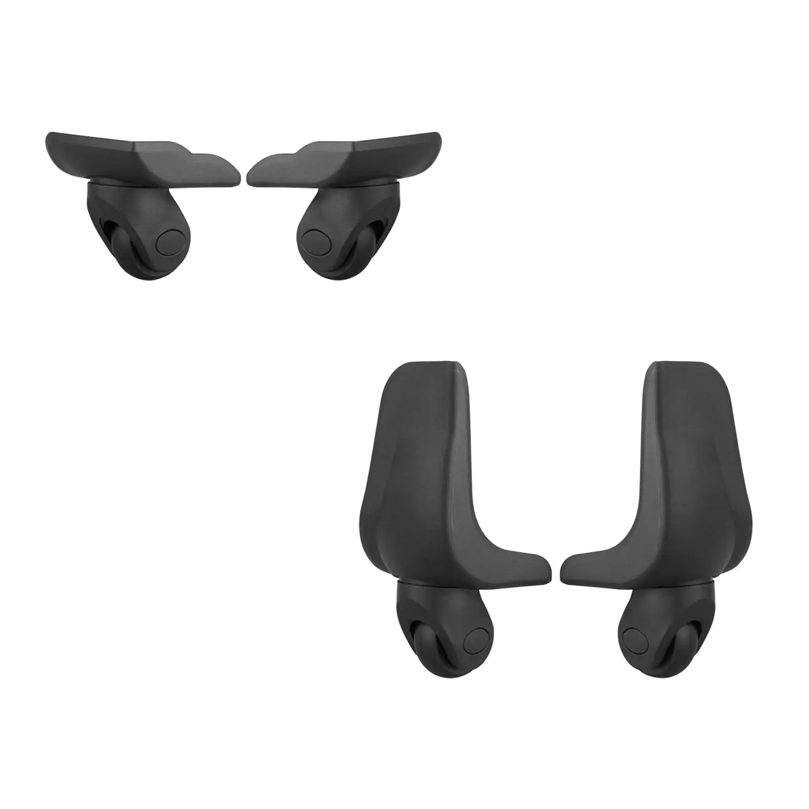 استبدال عجلات الأمتعة المتينة، بكرات إصلاح مقاومة للتآكل، عجلات دوارة عالمية لصندوق الأمتعة، حقيبة السفر