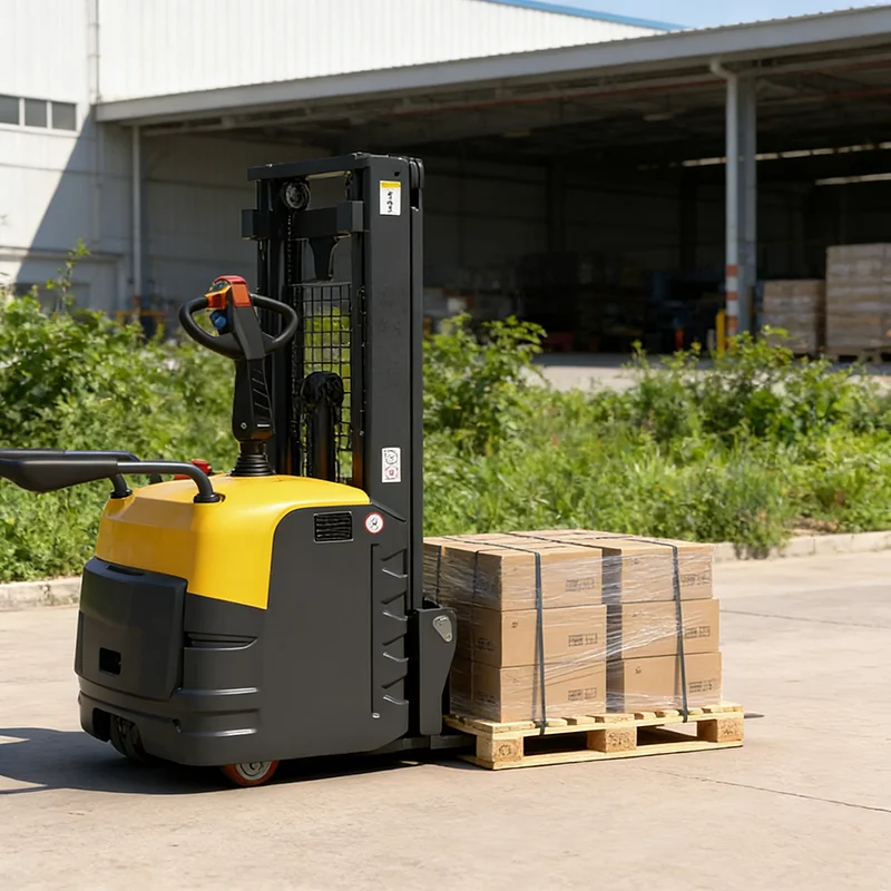 Full Electric Walkie Stacker 2 Ton with 3m Lifting Height Polyurethane Wheels Industrial Grade