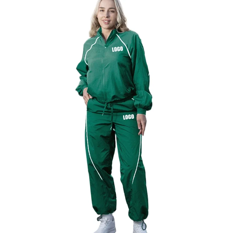 

Customized LOGO Women's Quick-drying Casual Golf Tennis Running Fitness Outdoor Sports Two-piece Set