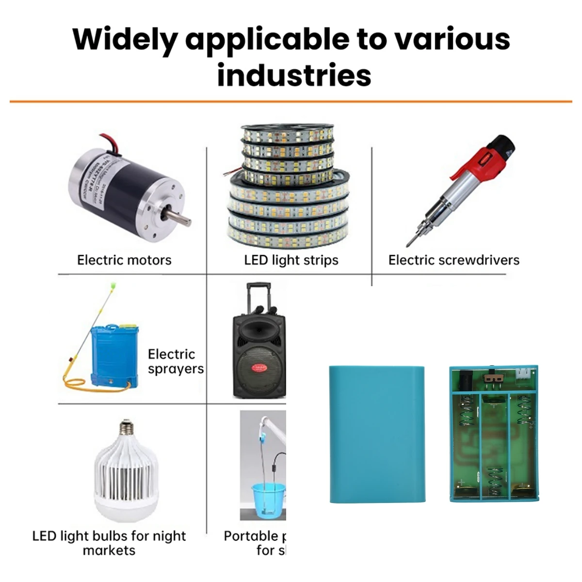 

DC 12V 3*18650 Battery Power Bank Case DIY 3 Slot 18650 Batteries Housing Cell Holder Storage Box With Battery Level Indicator