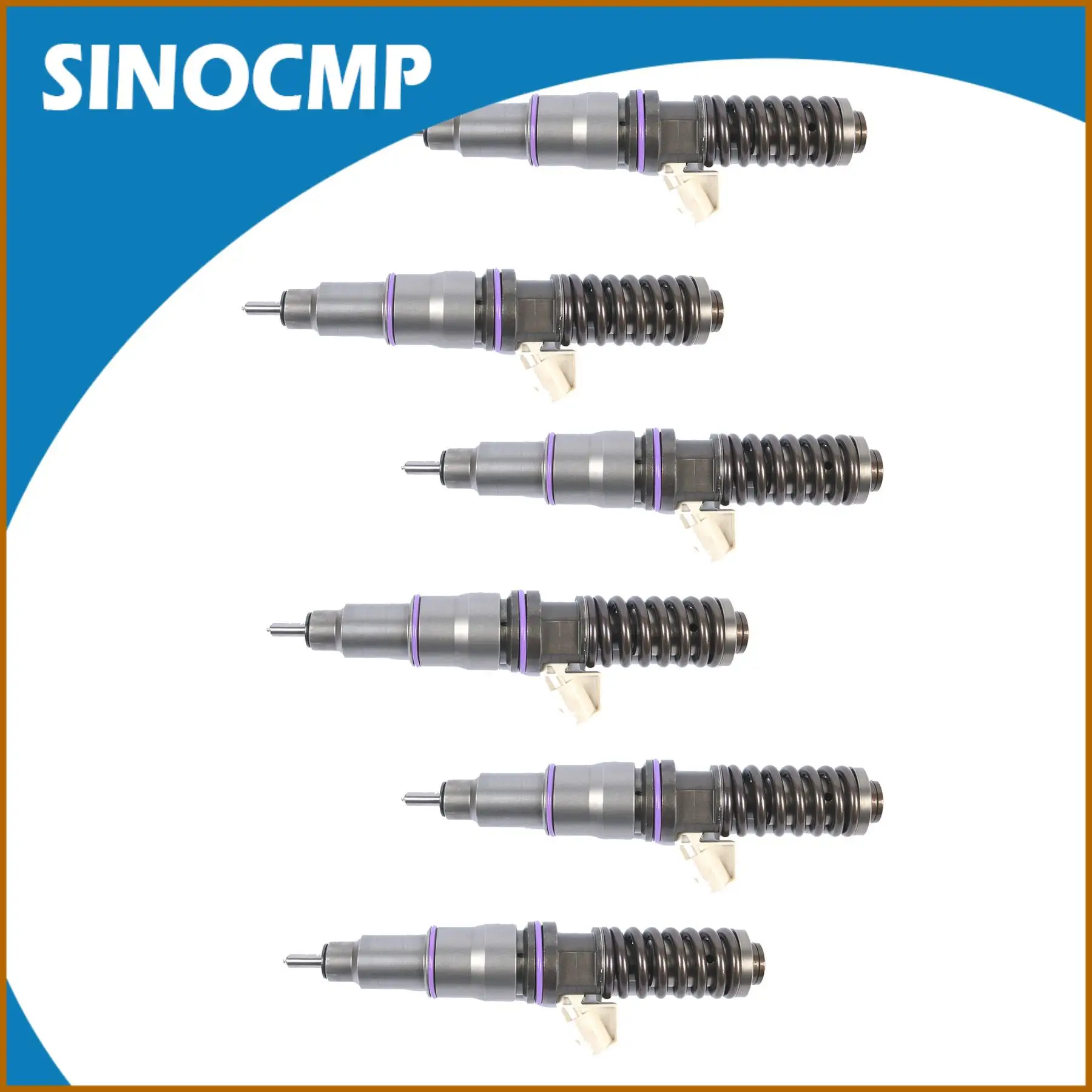 

6pcs Fuel Injector 3803637 20430583 21582096 for Volvo EC460B EC360B Truck FH12 BEBE4C08001 3829087 03829087 HRE115