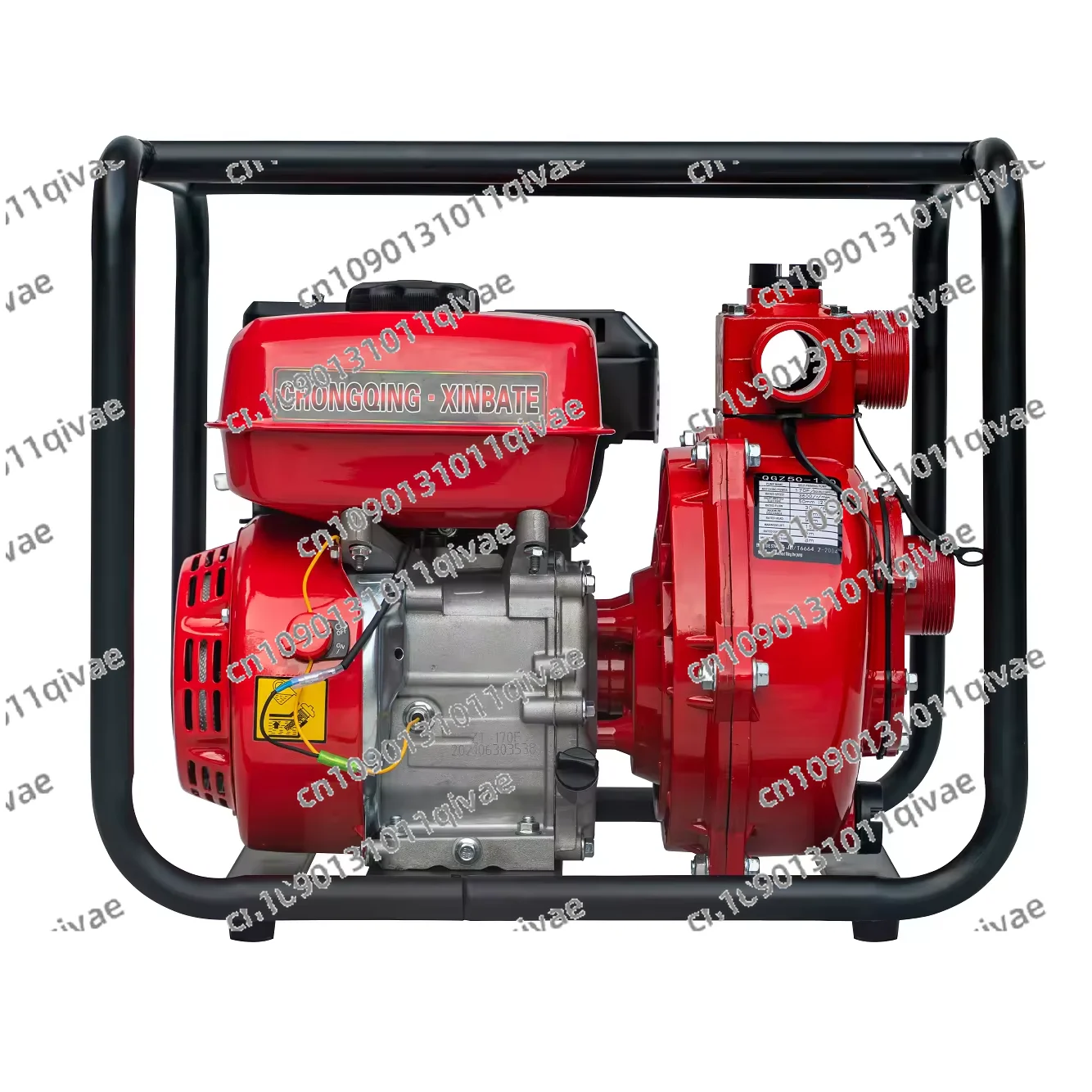 

Электрический 2-дюймовый пожарный пожарный многоступенчатый новый материал пожарный водяной насос