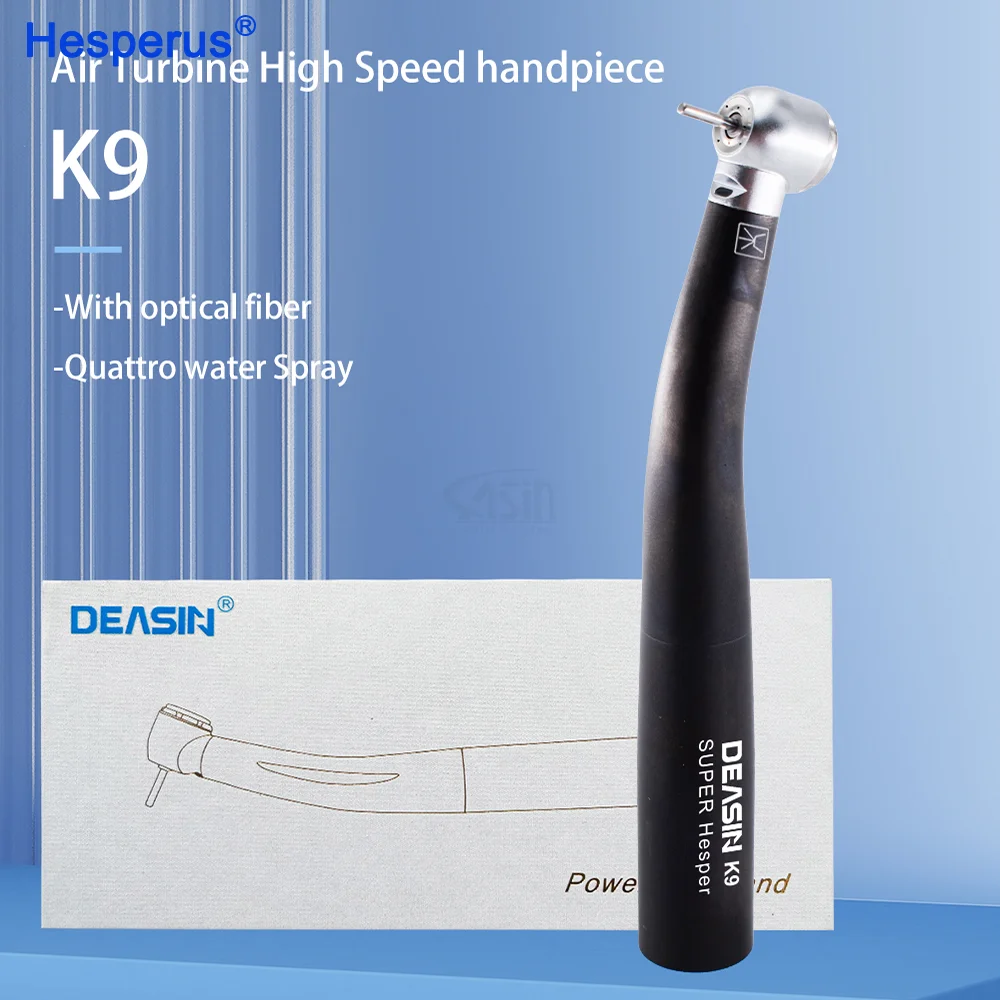 DEASIN Dental Fiber Optic Handpiece Torque Head Air Turbine Ceramic Bearing Dentist Tool Fit for k   v Four Spray Torque Head