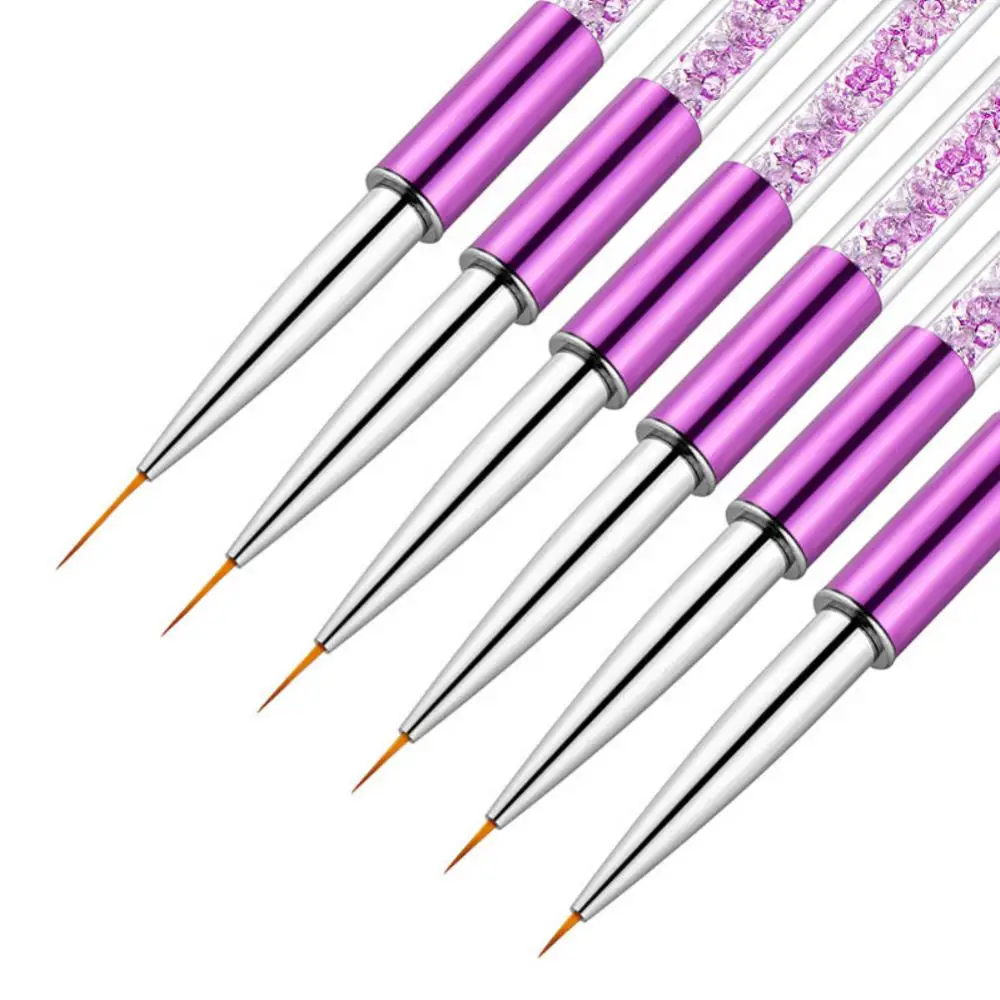 1~4PCS Set With Pen Cover Firm Economic Nail Care Brush Manicure Nail Accessories Nail Care Wire Pencil Will Not Fade