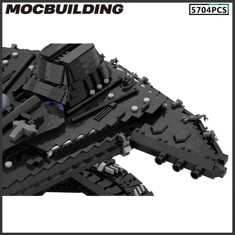 Spaceship The Model Star Ship MOC Building Blocks DIY Airship Bricks Assemble Toys Christmas Presents Collection Display Gifts