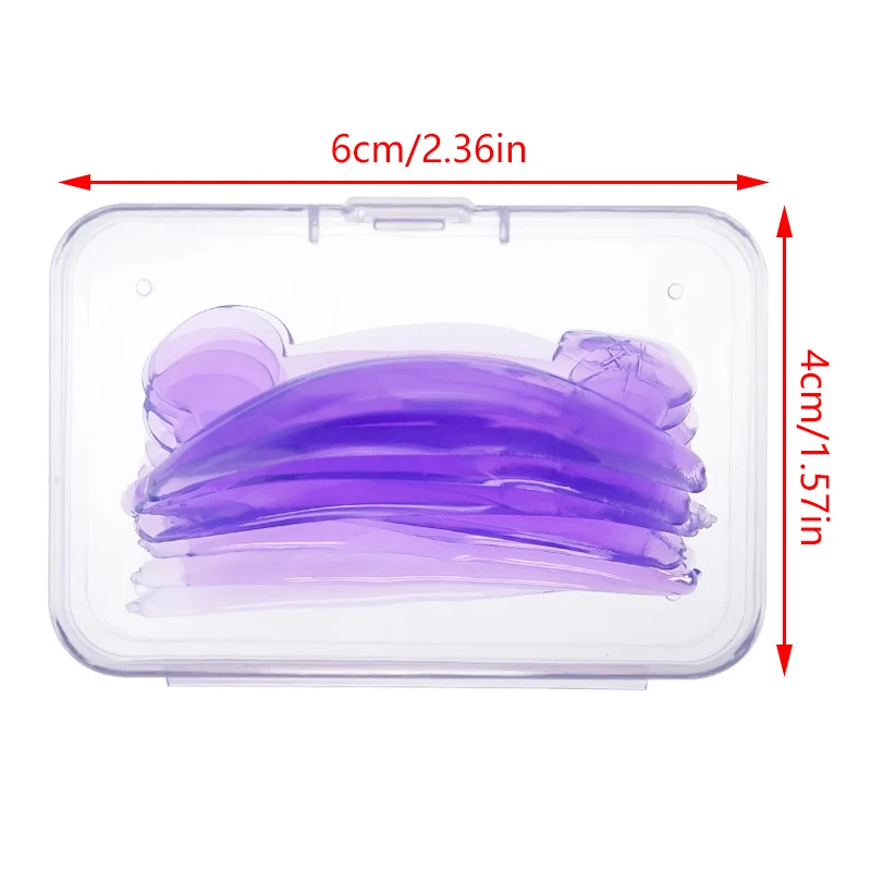 Bear Shape Eyelash Lift Silicone Pads, pestana Perm, 3D Curler, Eye Patches, Ferramentas Aplicador, Acessórios de Extensão Cílios, 4 Pairs