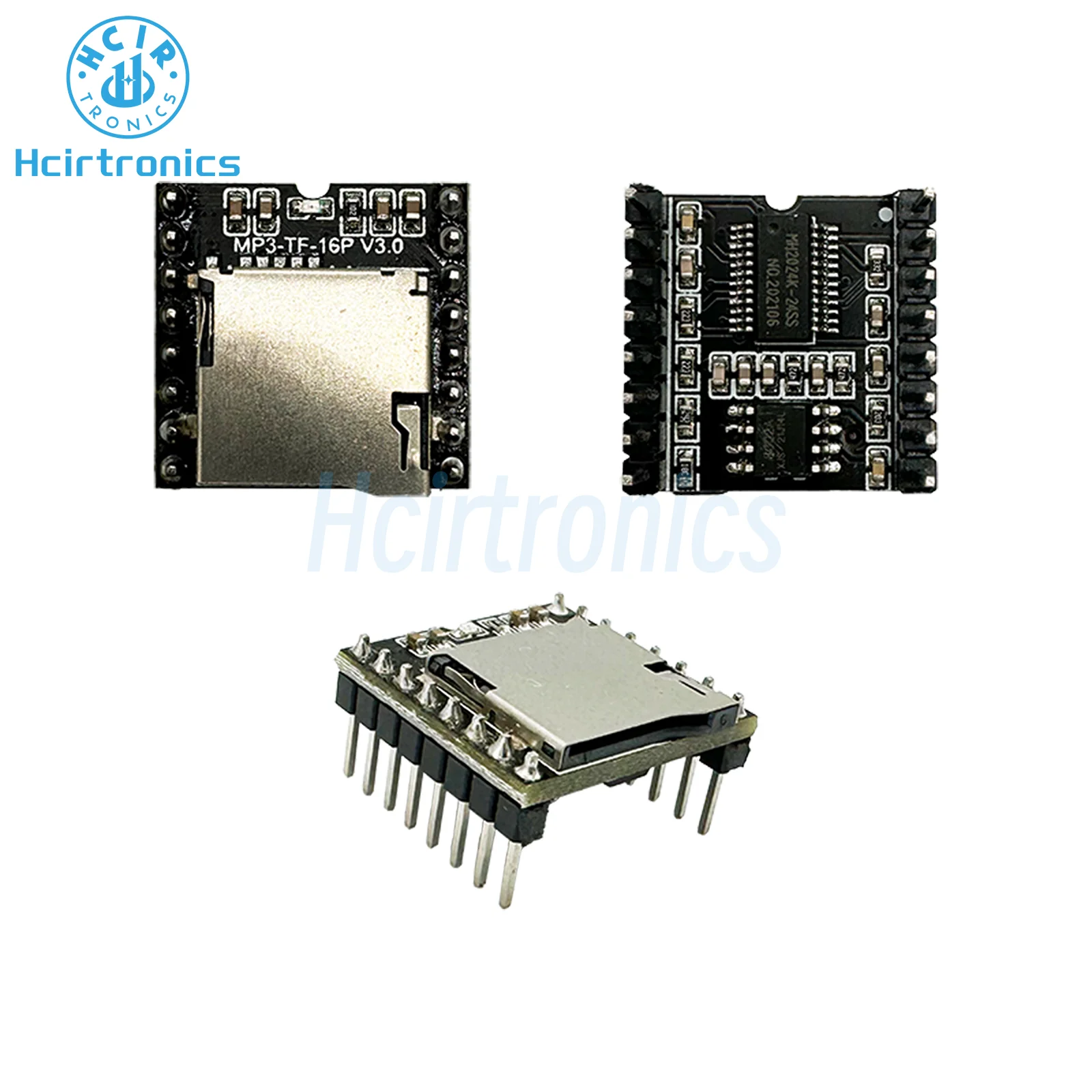 MP3-TP-16P V3.0 DFPlayer Mini MP3 Player Module TF Card U Disk Mini MP3 DF Player Audio Voice Development Module Board