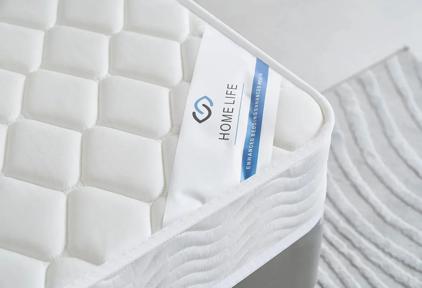 Oliver & Smith Queen Mattress - 6 Inch Hybrid Queen Size Mattress with Pocketed Coil Springs with High Density & Comfort image 4