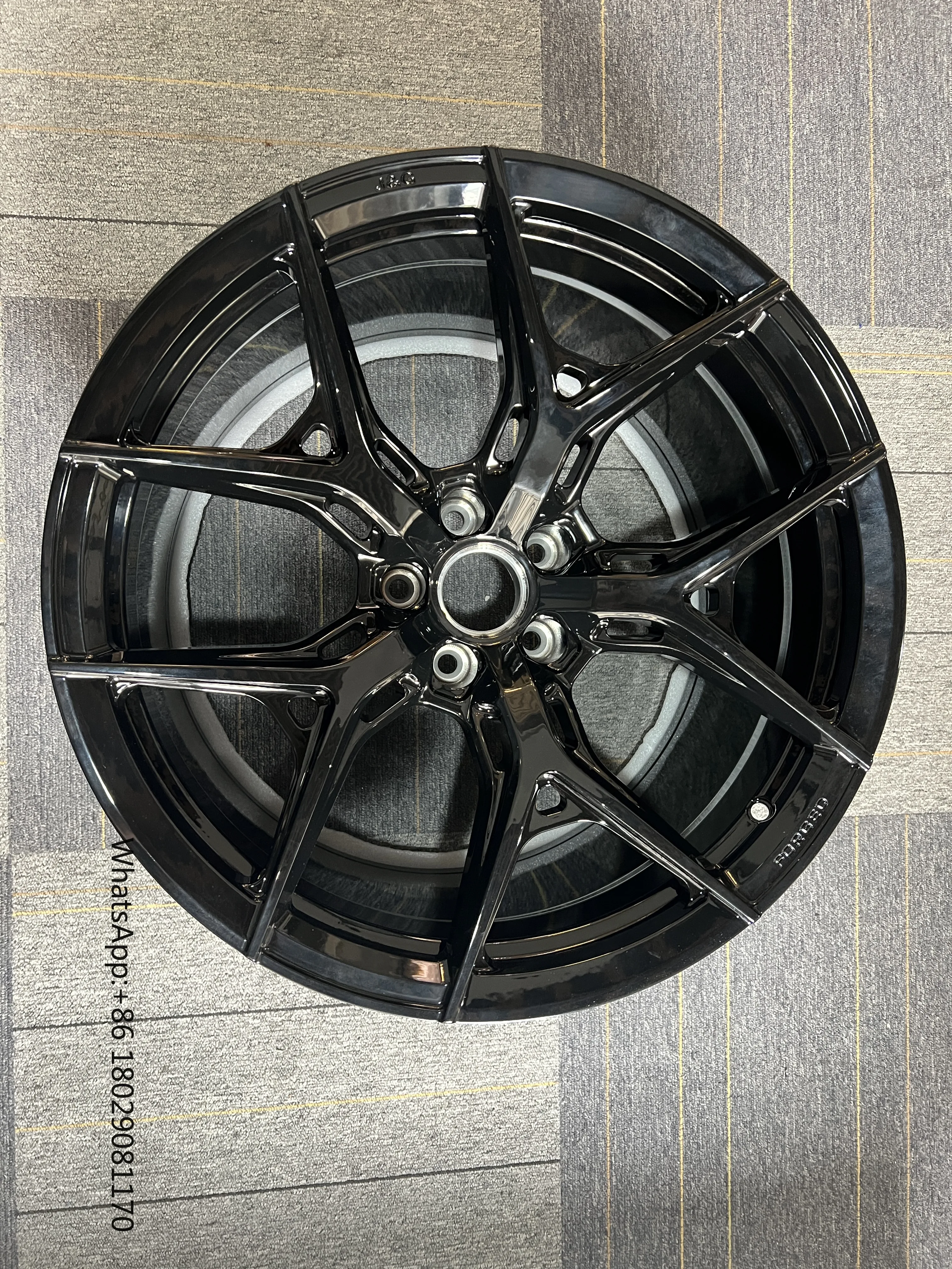 JZ custom forged wheel racing rims 17 18 19 20inch Bright Black 5x120 5x112 for F80 F82 F90 E46 E92 M2 M3 M4 F30 G20 G30 G80 G82