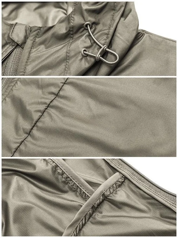 

REEZ Summer UPF50 Sun Protection Clothing Lightweight Breathable Cool Feeling Jaet for Men And Women American Sle Couple