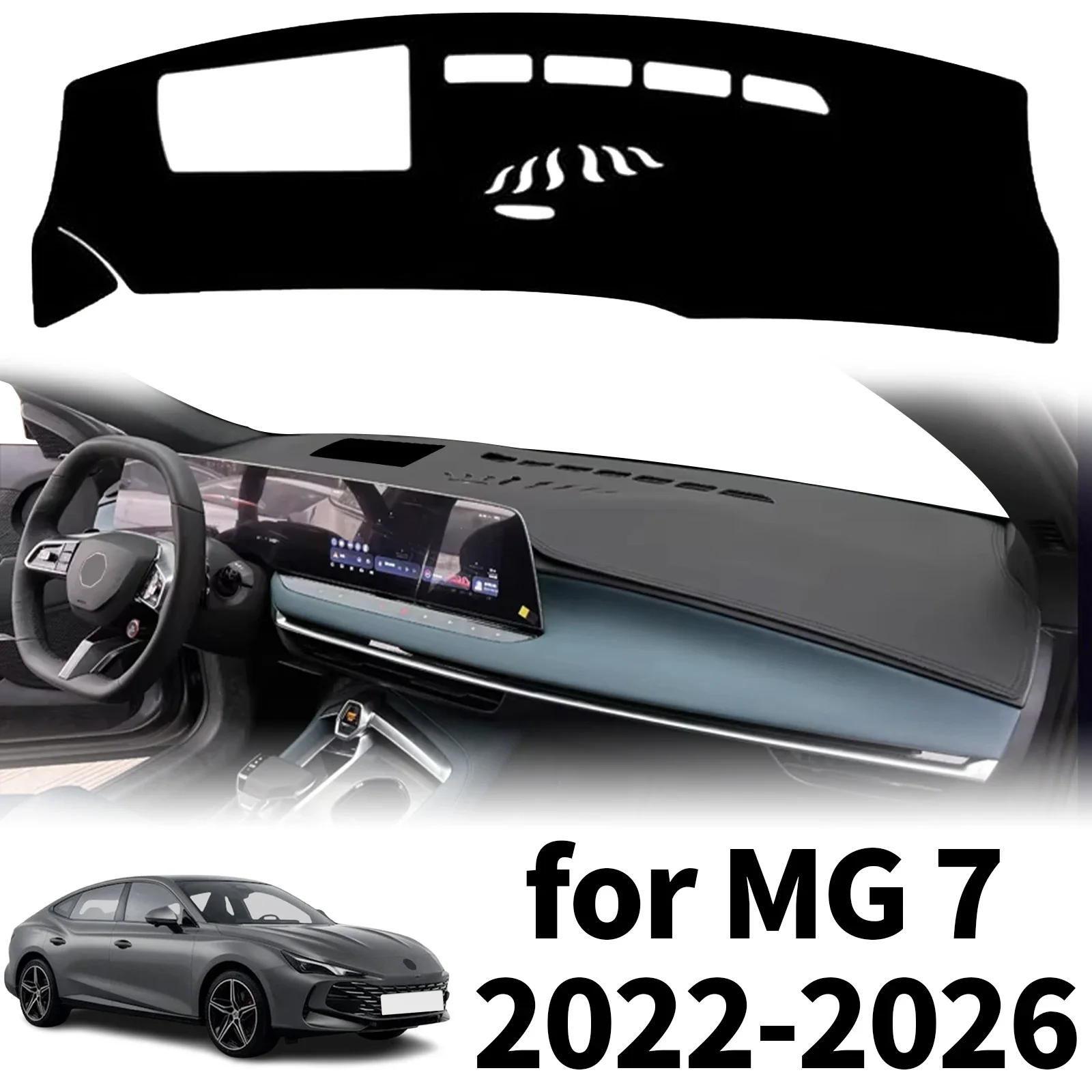 

fit for MG MG 7 MG7 2022-2026 Car Dashmat Dashboard Cover Pad Protective Carpet Leather Accessories DashMat Sunshade