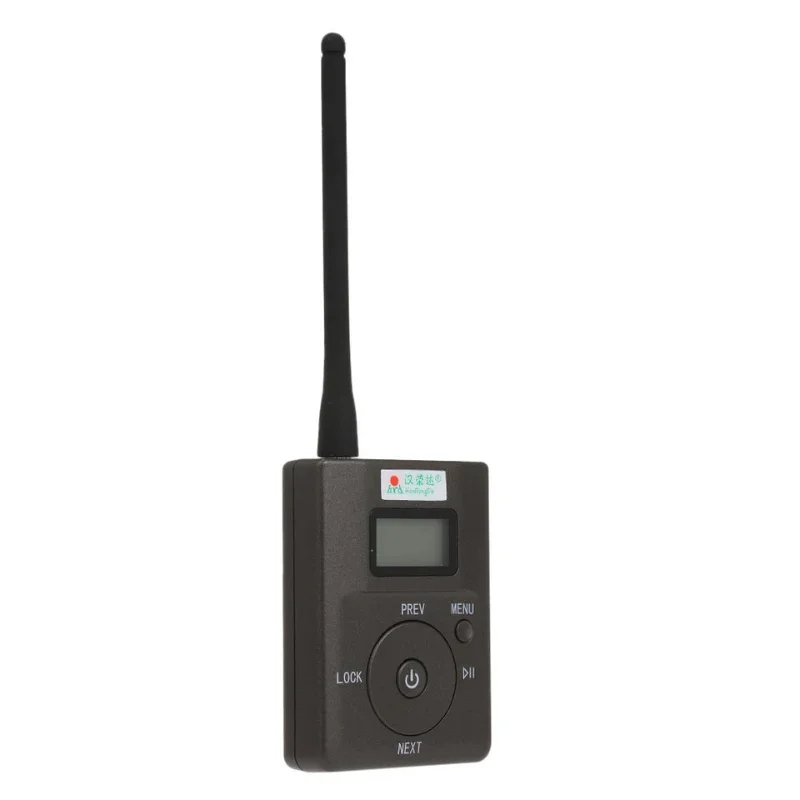 

Stereo Digital FM Transmitter Broadcast Portable with Mic Audio TF Card Slot AUX IN Microphone Input