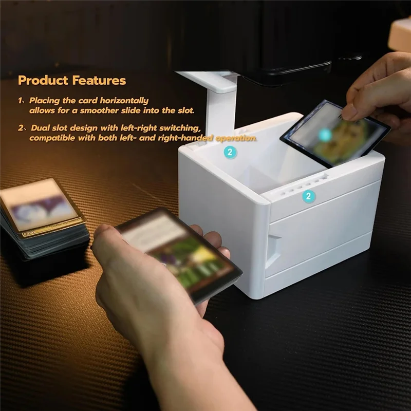 ABUO-For MTG Card Scanner For Game Cards Trading Cards Scanstand Card Scanner Holder Quick Scan Functionality