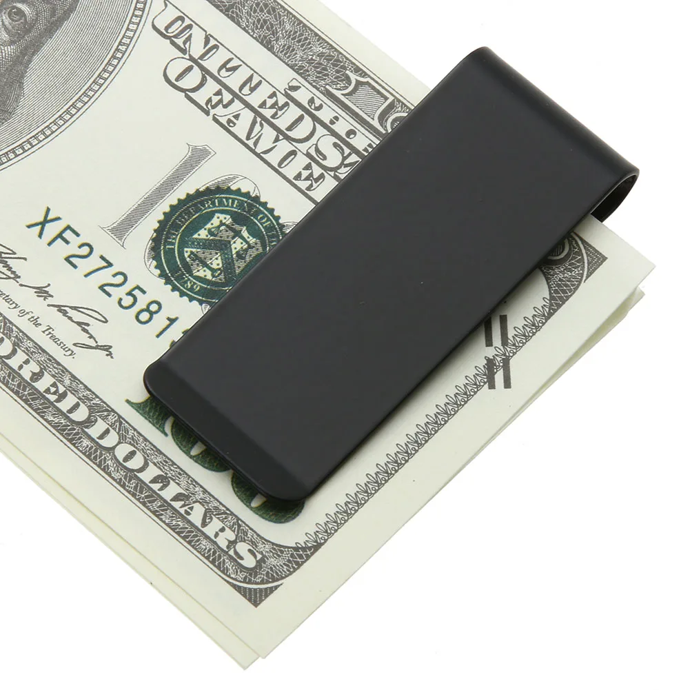Stainless Steel Money Clip Metal Wallet Clip Multi-Function Slim Cash Clip Lightweight Small Money Clip for Fathers Boyfriends