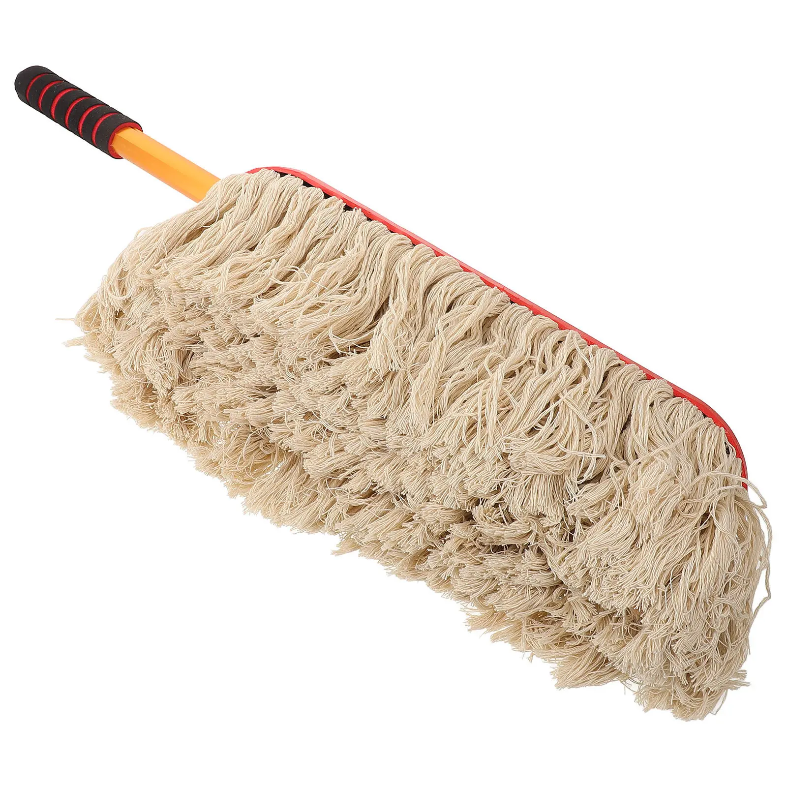 Car Adjustable Cleaning Brush Soft Cotton Thread Telescopic Handle Ergonomic Lightweight Design Gentle on Paint Washing