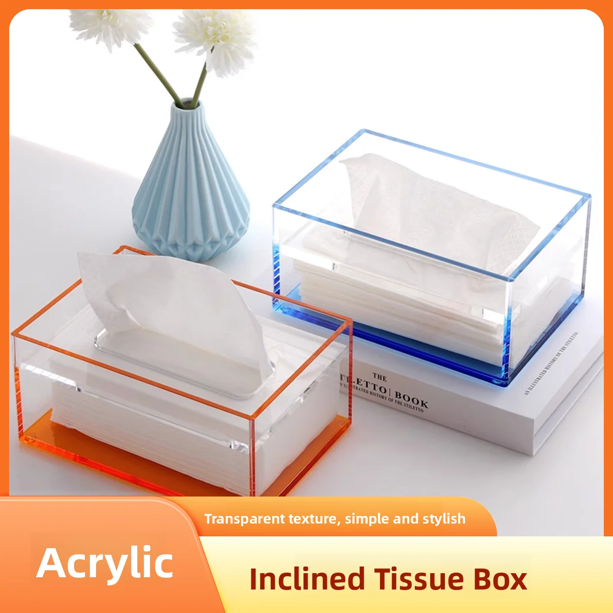 

Настольный органайзер для салфеток из акрила для ресторанов и отелей