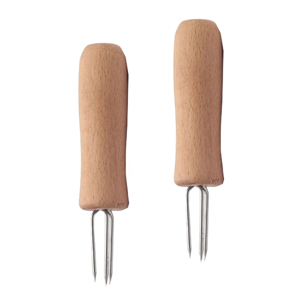 2Pcs Sturdy Wooden Moxa Roll Extender Extension Needle Easy to Use Portable Moxibustion Therapy Device Moxa Roll Extender