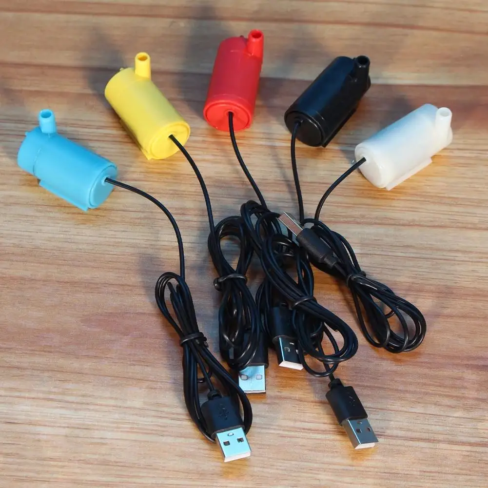 

USB 1M Cable DC Mute 3V5V6V Mini Submersible and Amphibious Water Pump Aquarium Suction Pump Submerged Pump