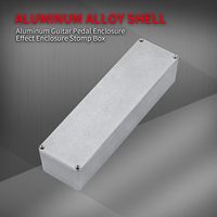 Miwayer 1032L Aluminum Guitar Pedal Enclosure Kit - Diecast/CNC 254x71x52.5mm w/Stainless Screws