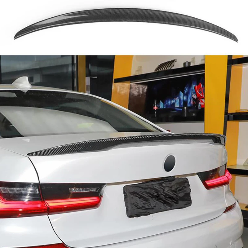 

For G20 Real Carbon Fiber Rear Spoiler Wing BMW 3 Series Car Trunk Accessories Body Kit MP Style 2019 -2024