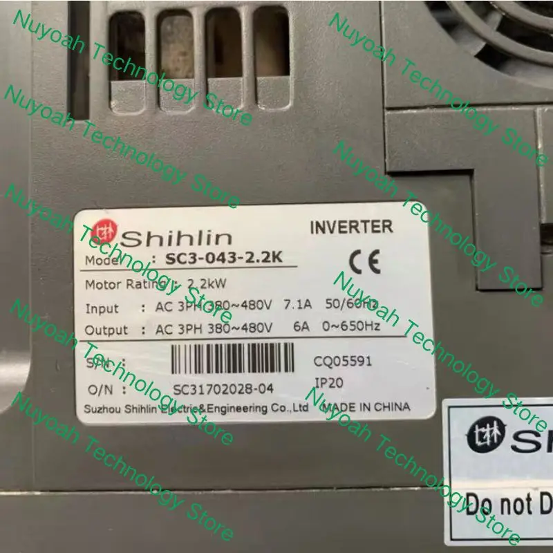 SC3-043-2.2K 2.2KW three-phase 380-480V inverter tested OK, quickly shipped second-hand