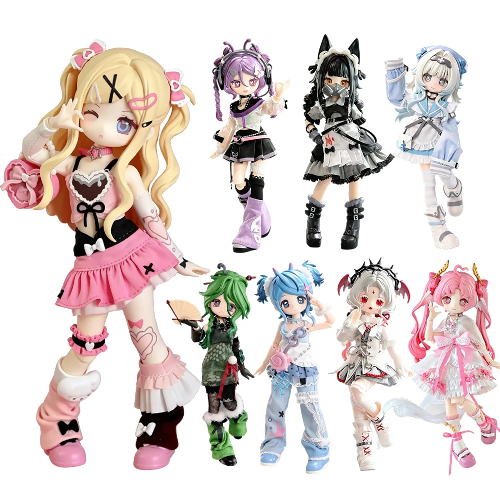 In Stock Freedom Claim Electronic Cute Pet 1/12 BJD Blind Box Movable Joints Action Figure Doll Trendy Toy Ornaments Figure Gift