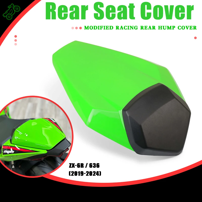 

For ZX6R 636 ZX 6R ZX-6R 2019-2024 ZX-6R Motorcycle Pillion Rear Seat Cover Cowl Solo Cowl Rear Fairing