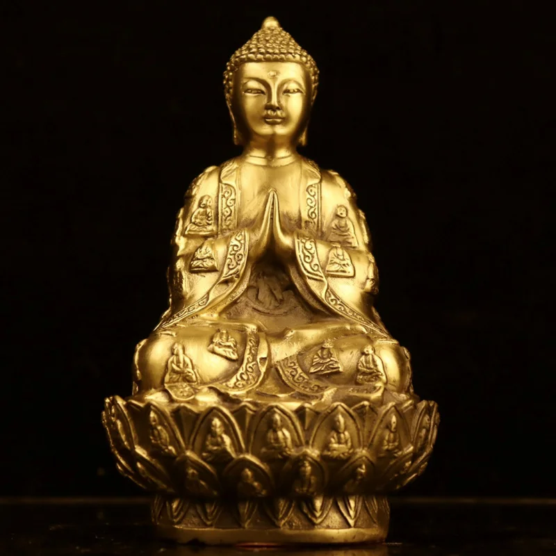 Brass ornaments: Bronze Amitabha , Medicine , , Shakyamuni Buddha statue